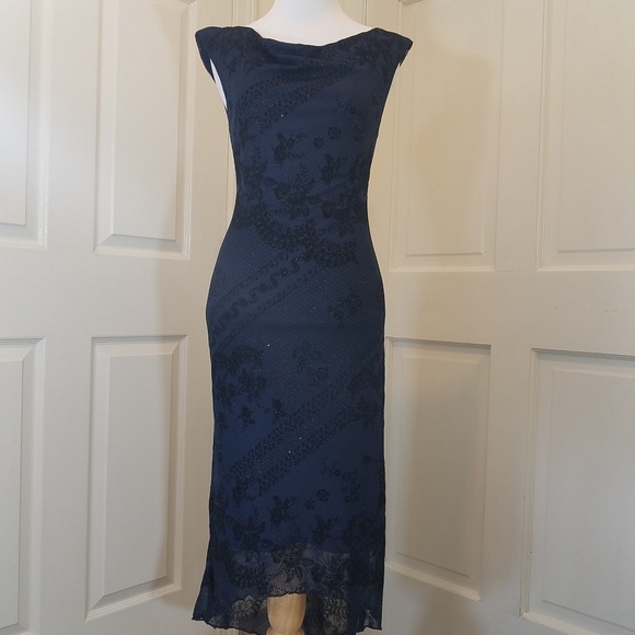 JONATHAN MARTIN HIGH LOW BEADED DRESS - Picture 2 of 5
